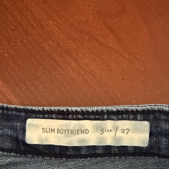 Anthropologie PILCRO Blue Floral Embroidered Jean Shorts Sz 27 - Picture 5 of 7